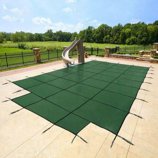 McEwen 12'x24' x 4'x8' Safety Cover Kit (Rectangle - Center End Step)